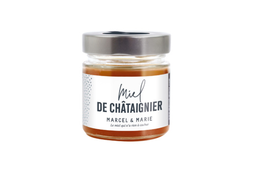 Chestnut honey Pot Miel Chataignier 250g