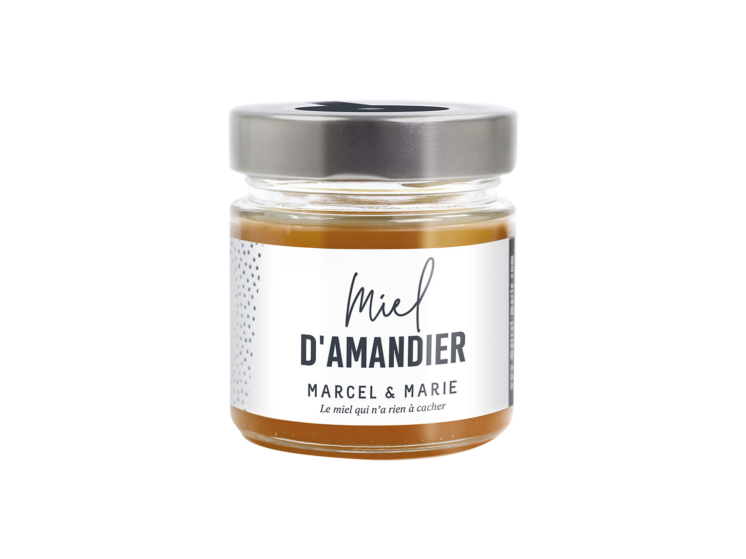 almond honey Pot Miel amandier 250g